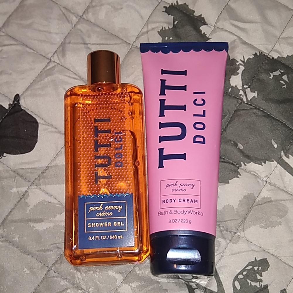 Tutti Dolci bodywash and lotion